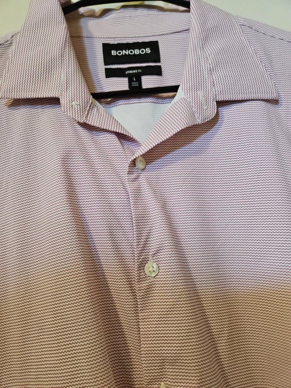 Bonobos Men's Casual Button Down Shirt Large